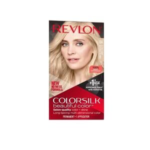 Revlon Colorsilk Beautiful Color Permanent Hair Dye Ultra Light Natural Blonde